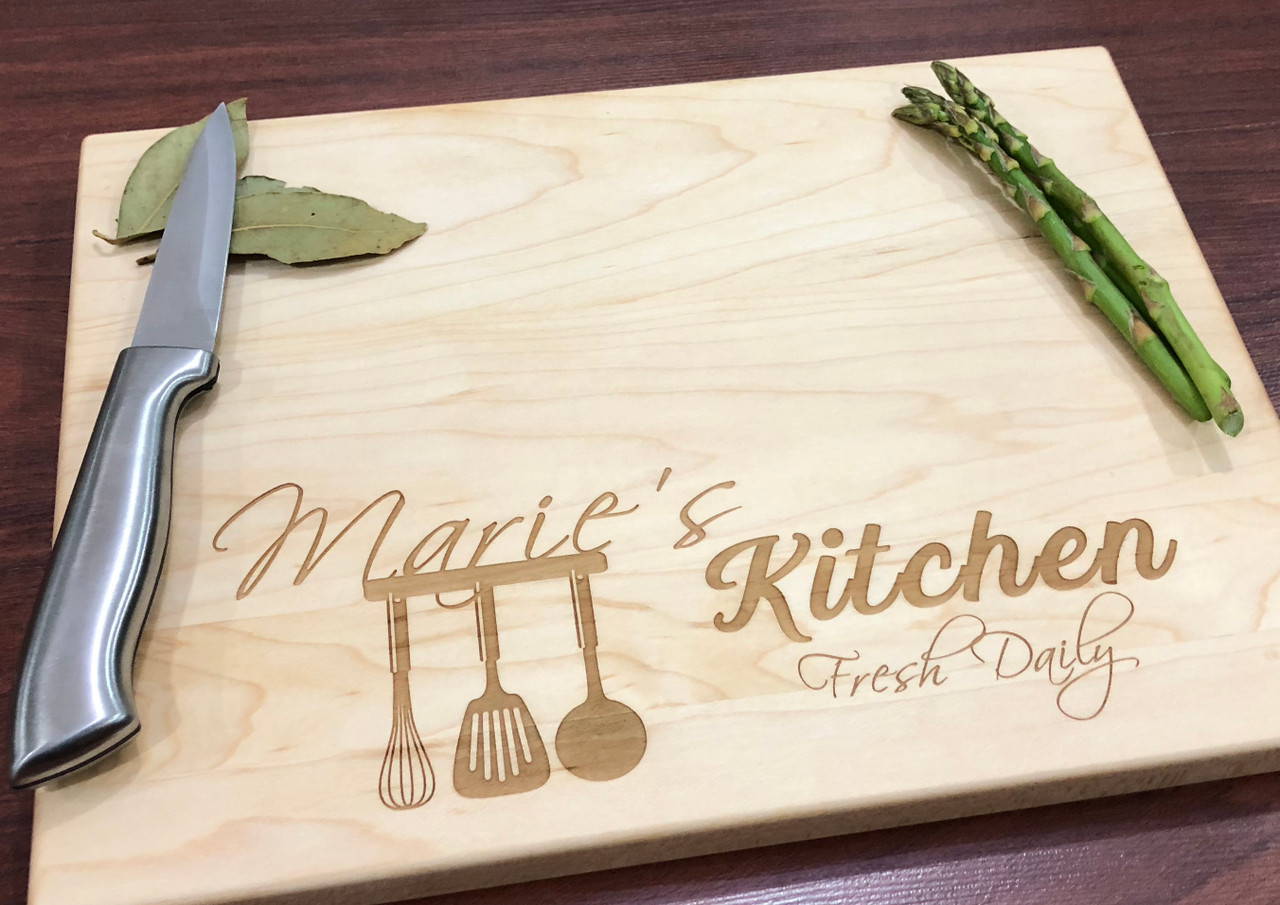 Wood Kitchen En Chopping Board