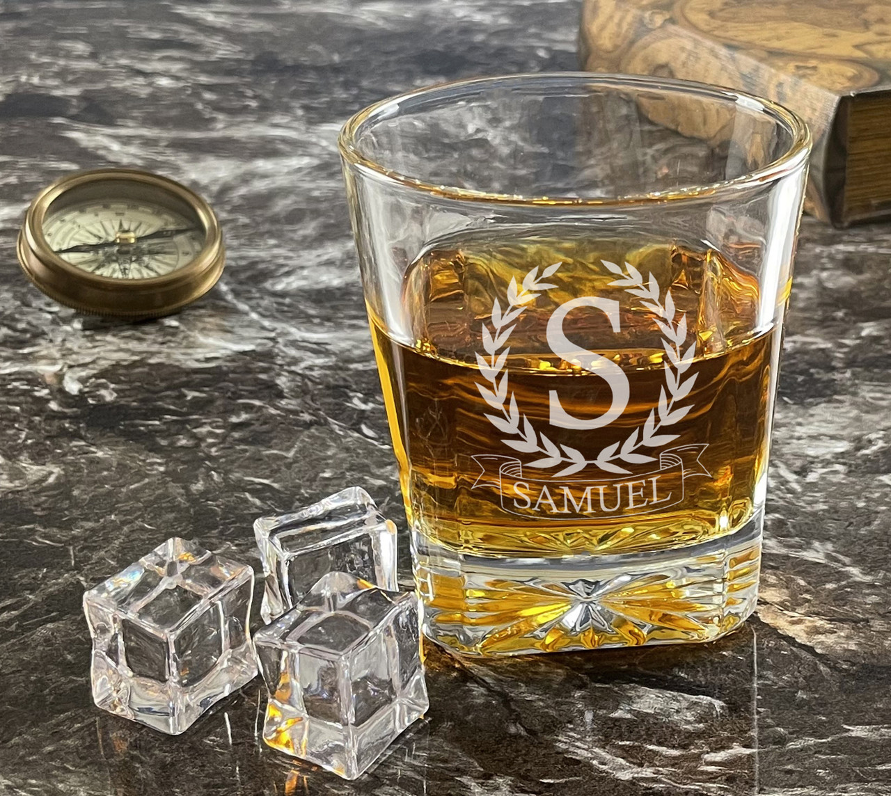 Luxurious Whiskey Stones & Glasses Gift Set - 2 XL Chilling Stainless – The  Wine Savant