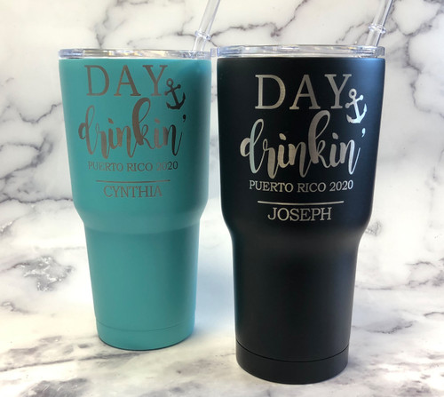 Day Drinking, Vacation Tumbler