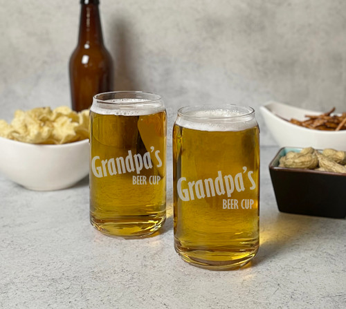 Grandpa's Beer Cup | Customized Beer Glass