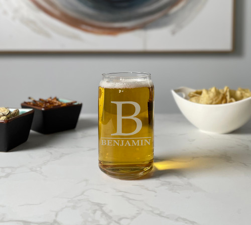 Beer Can Glass Gift for Husband | Anniversary Gift for Him