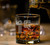 Etched Round Whiskey Glasses | 15th Year Anniversary Gift for Couples