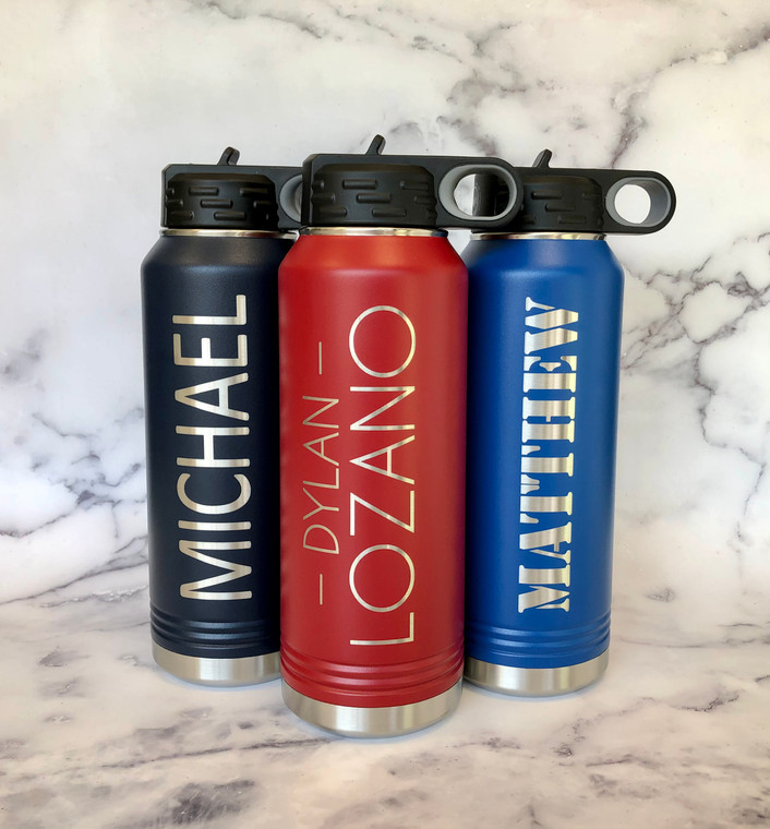 32 oz Personalized Water Bottles