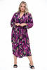 Wrap Midi Dress Plus Mid Size wholesale fashion