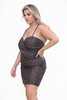 Glitter Mini Dress mid & plus size wholesale fashion