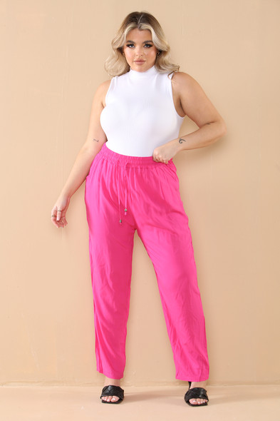 Relaxed Fit Jogger Trousers, Mid & Plus Size Wholesale Fashion