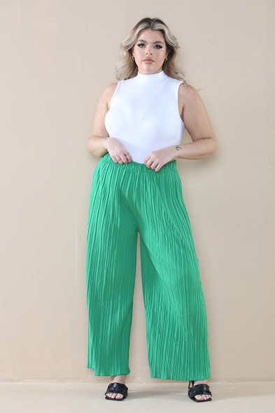 Pleated Relaxed Fit Trousers
