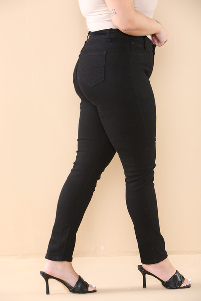 Mid & Plus Size Stretch Jeans Skinny Fit