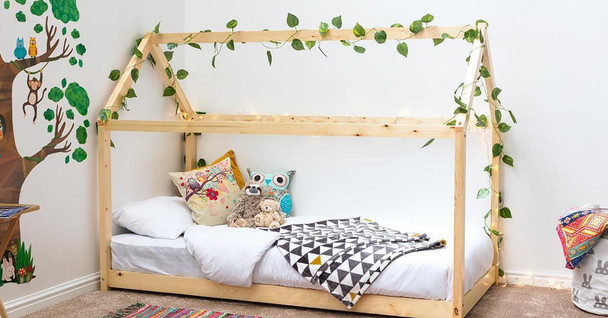  Kids Treehouse Wooden Bed 