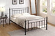  Harpenden Black Metal  Bed Frame - Small Double / Double / King Size 