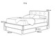  Highclere Modern Grey Velvet Bed Frame - Double / King Sizes 