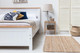  Rostherne White & Oak/ Grey & Oak Wooden Farmhouse Bed Frame - Single / Double / King Size 