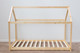  Treehouse House Style Natural Pine / White Wooden Kids Bed Frame 