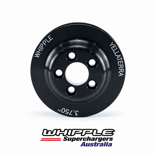 Whipple Pulley 3.750" 10Rib 5Bolt Black