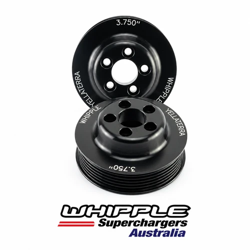Whipple Pulley 3.750" 10Rib 5Bolt Black