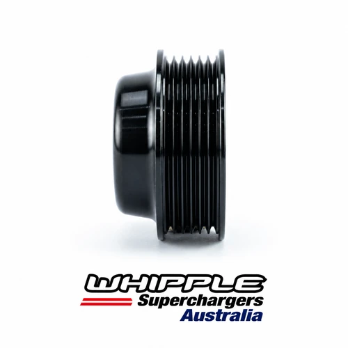 Whipple Pulley 3.000" 6Rib 5Bolt Black
