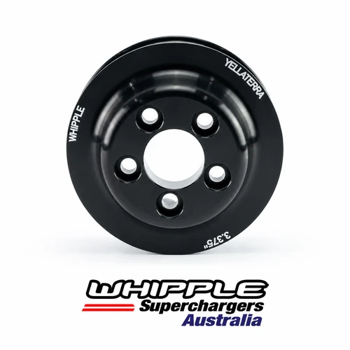Whipple Pulley 3.375" 6Rib 5Bolt Black