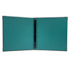Interior of Delano Three Ring Binder 8.5x11 with Summit Linen Teal and a 1/2" black binder mechanism. Interior of Delano Three Ring Binder 8.5x11 with Summit Linen Teal and a 1/2" black binder mechanism.