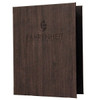 Wood Look Menu Cover with Logo