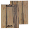 Blue Pine Wood Menu Clipboard