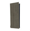 Wood Look Elastic Menu Cover 4.25x11 with eyelets and elastic barb.
