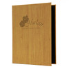 Wood Look Elastic Menu Cover