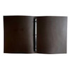 Genuine Leather Slab Three Ring Binder 8.5x11 interior.