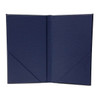 Interior or Summit Linen Two View Check Presenter 5x9 has two diagonal pockets.