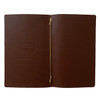 Interior of Genuine Leather Slab Elastic Menu Cover 5.5 x 8.5