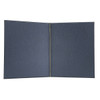 Interior view of Library Linen Elastic Menu Cover 8.5x11