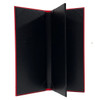 Linen Look Four View Menu Cover 4.25 x 11 interior.