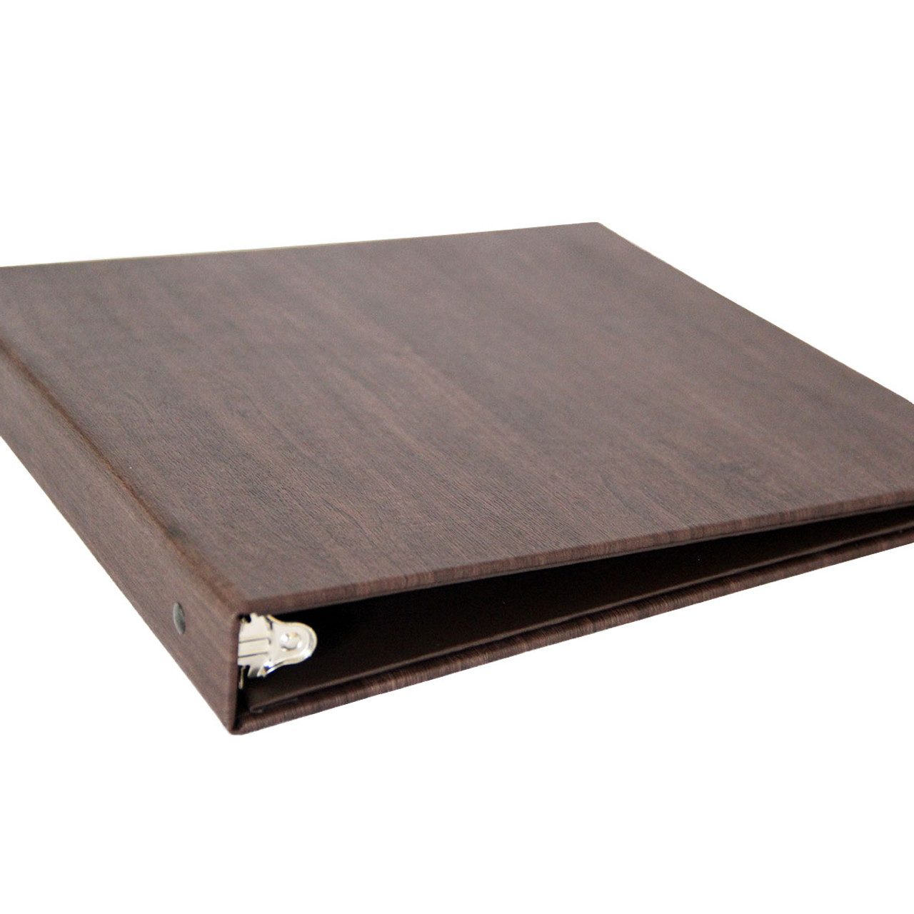 Wood Look Three Ring Binder 4.25 x 11