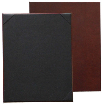 Bonded Leather One View Menu Board