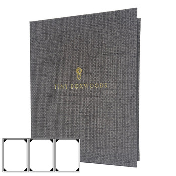 Bahama Weave Three View Menu Cover