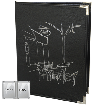 Villata One Panel Two View Menu Cover Villata One Panel Two View Menu Cover