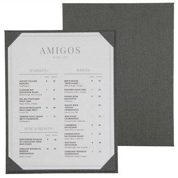 menu cover central menu