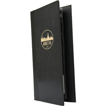 Wood Screw Post Menu Cover Beauty Shot