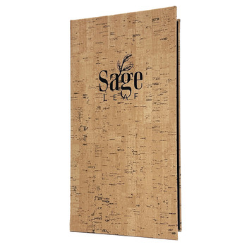 Cork Look Three Ring Binder 4.25 x 11