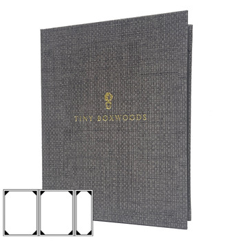 Bahama Weave Three View (Double Plus Half) Menu Cover