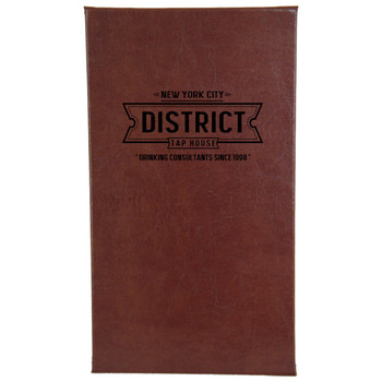 Bonded Leather One View Guest Check Presenter 