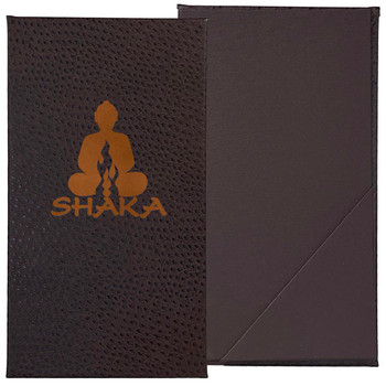 Front and back views of Ostrich One View Check Presenter