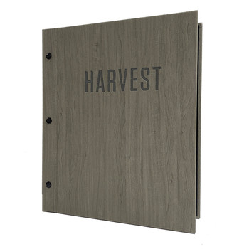 Wood Look Chicago Menu Board 8.5x11 in greywash