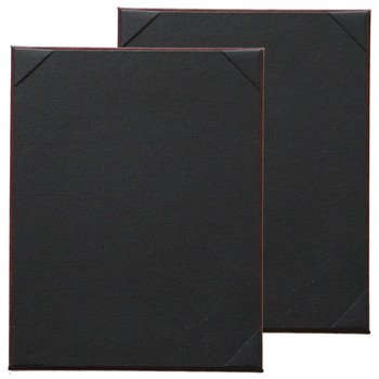 Bonded Leather One Panel Two View (double sided) Menu Board