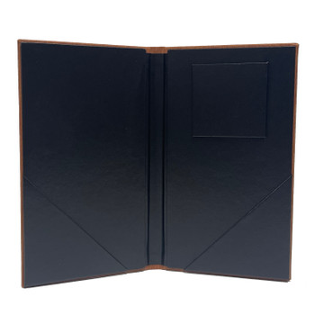Interior of Wood Look Two View Check Presenter