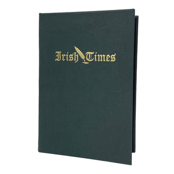Prima Screw Post Menu Cover 5.5 x 8.5 in Hunter Green.