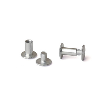 Aluminum Screws and Posts 3/8" (100 sets)