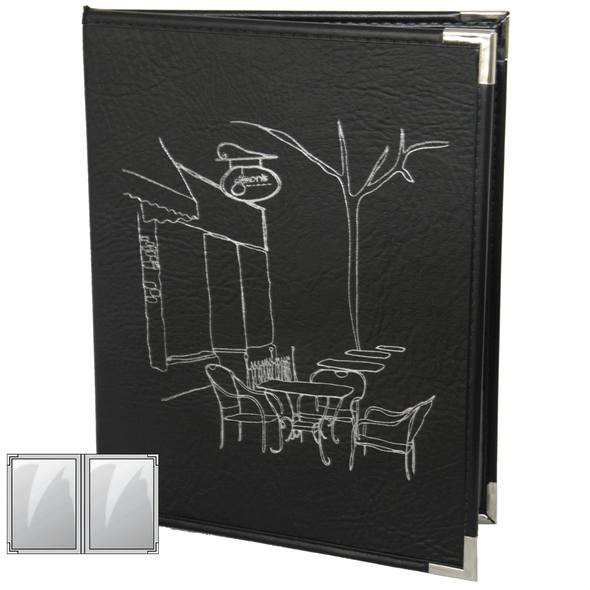 Villata Two View Menu Cover Villata Two View Menu Cover