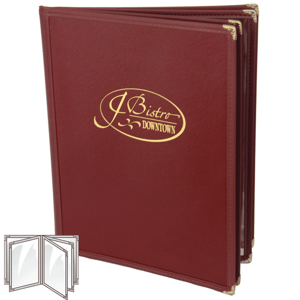 Sewn Pajco Eight View Menu Cover Sewn Pajco Eight View Menu Cover