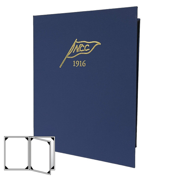 Linen Look Four View Menu Cover