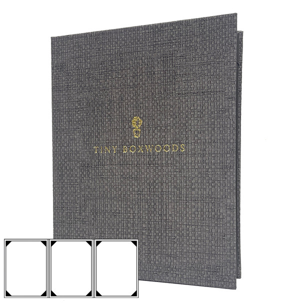 Bahama Weave Three View Menu Cover